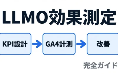 LLMOの効果測定方法完全ガイド｜KPI設計からGA4計測まで実践手順を解説